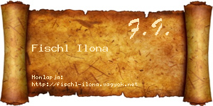 Fischl Ilona névjegykártya